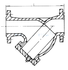 上海有森Arimori法兰Y型过滤器结构图